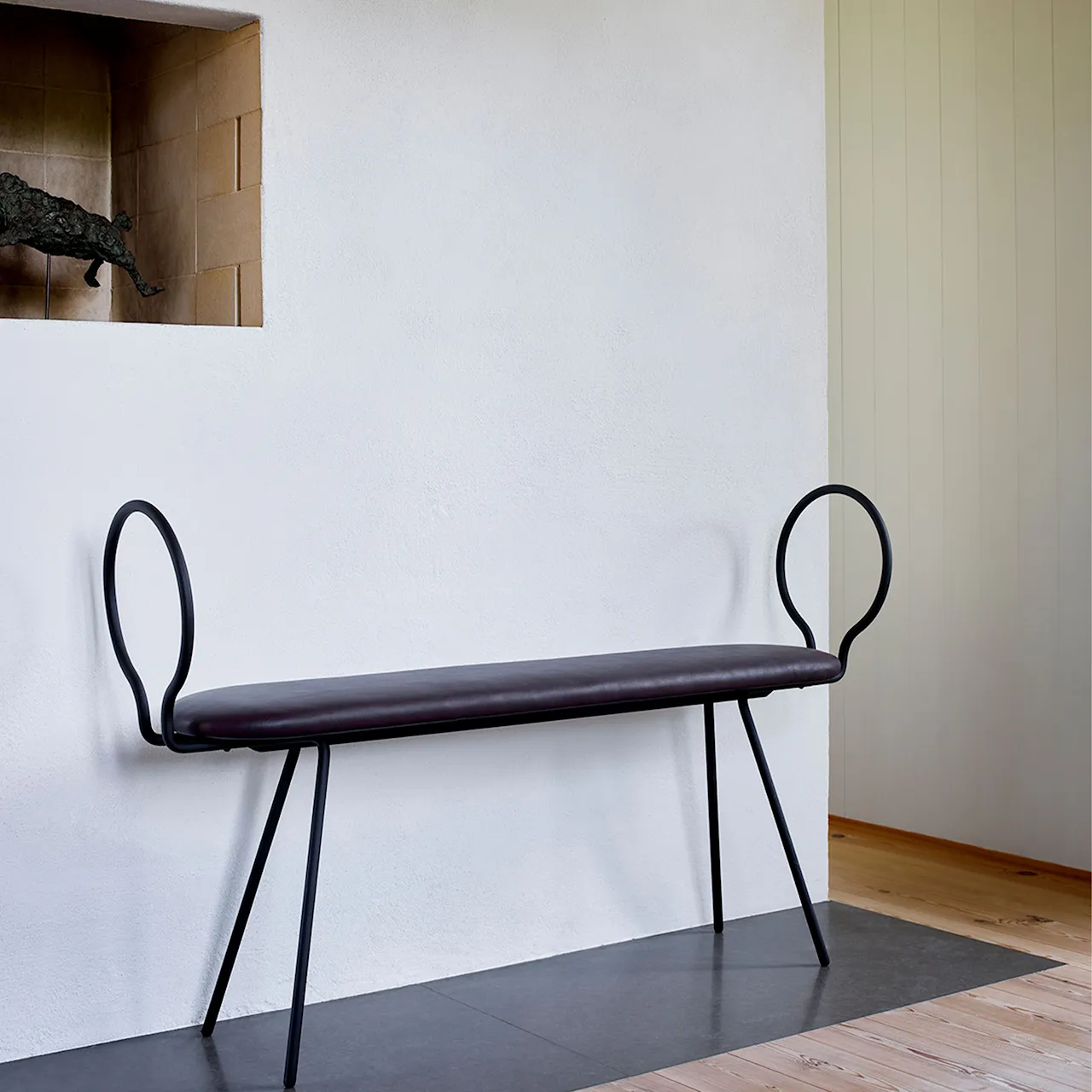 Sadel bench steel